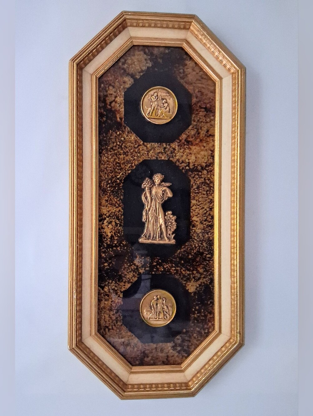 1950s/60s "Turner Art Designs" Wall Art - "Figs & Medallions" - Hollywood Regenc
